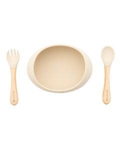 Set tacamuri bebelusi si bol cu ventuza Olmitos peach