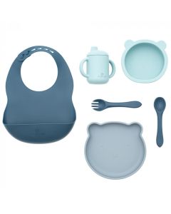 Set diversificare bebelusi 7 piese Olmitos Bear blue