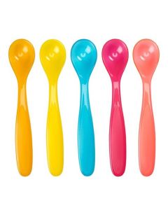 Badabulle –Set de 5 lingurite flexibile multicolore