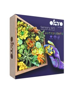Set creatie Wood & Craft - Succulents, 21*21cm - Energy