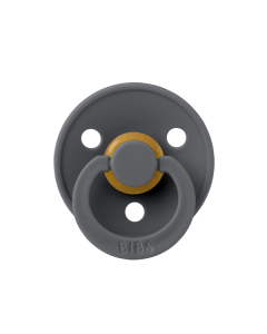 BIBS - Suzeta Colour Latex, tetina anatomica, 0 luni +-Iron