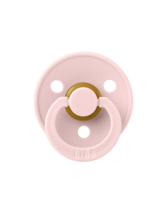 BIBS - Suzeta Colour Latex, tetina rotunda, 6 luni +-Blossom