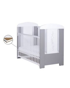 Patut Drewex Stars Culisant - Silver + Saltea Cocos 12 cm