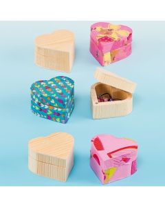 Cutiuta din lemn inimioara - Baker Ross