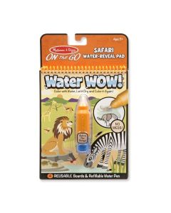 Carnet de colorat cu Apa magica Safari - Melissa and Doug