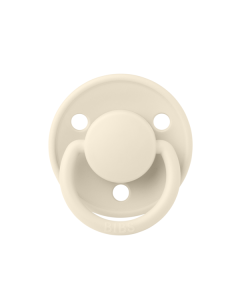 BIBS - Suzeta De Lux Latex, tetina rotunda, 0 luni +-Ivory
