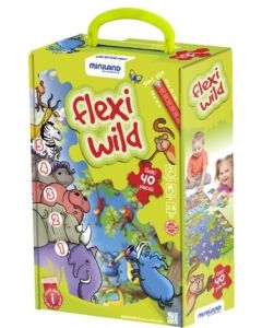 Puzzle de podea educativ cu numere Miniland 40 piese - Miniland