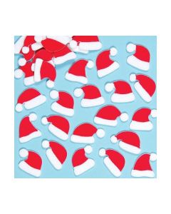 Autocolante fetru Caciulite Mos Craciun - Baker Ross