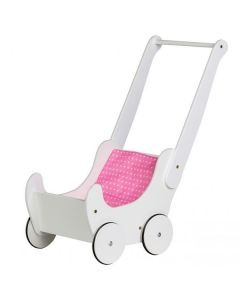 Carucior de papusi din lemn WDF012 Ecotoys