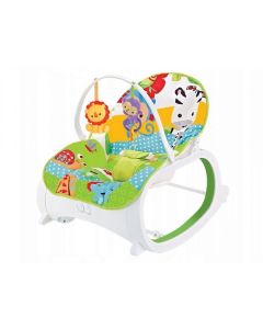 Fotoliu balansoar 3 in 1 cu vibratii Ecotoys 88965