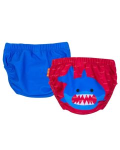 Set 2 chilotei de baie impermeabili, Zoocchini, protectie UPF50+, marime M, 12-24 Luni â€“ Shark