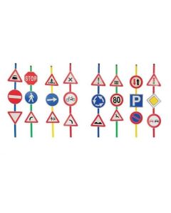 Set 24 semne de circulatie A+B