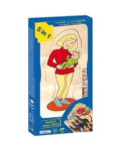Puzzle stratificat Mama si Copilul Beleduc