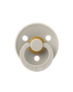 BIBS - Suzeta Colour Latex, tetina simetrica, 6 luni +-Sand