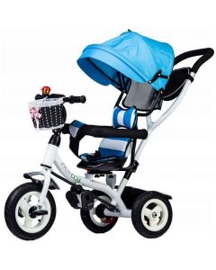 Tricicleta cu sezut rotativ Ecotoys JM-066-9L - Albastra