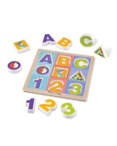 Puzzle cu piese mari pentru belelusi Melissa and Doug