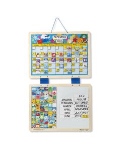 Calendar din lemn magnetic Melissa and Doug