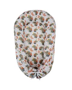 Baby nest din bumbac, Appekids, Pink