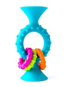 Jucarie bebelusi pipSquigz Loops Turcoaz