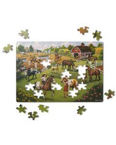 Primul meu puzzle eco din carton Calutii - Melissa & Doug
