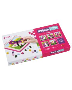 Joc Din Lemn Cubika - MOZAIC - PIXEL MAGIC