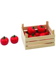 Rosii din lemn in ladita