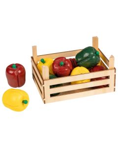 Ardei din lemn in ladita