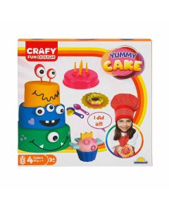 Set plastilina si unelte de modelat Prajituri delicioase