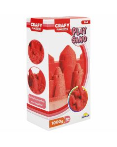 Nisip kinetic Fun Sand 1000 gr culoare Rosu