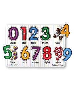 Puzzle lemn Cifrele Melissa and Doug