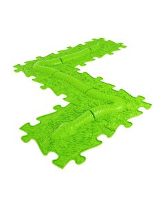 Set covorase ortopedice senzoriale puzzle Sarpe lime B Muffik
