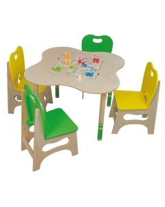 Set Play Corner cu masuta scaunele si jocuri- Beleduc