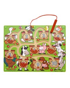 Joc din lemn Labirint Magnetic Numerele Melissa and Doug