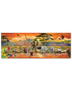 Puzzle de podea Safari Melissa and Doug 100 piese