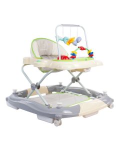 Premergator Sun Baby Pisicuta 021 cu functie de balansoar - Green Grey 