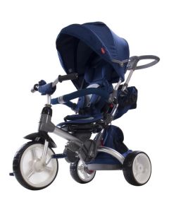 Tricicleta cu sezut reversibil Sun Baby 007 Little Tiger - Blue