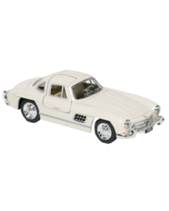 Masinuta die cast Mercedes-Benz 300SL Coupé 1954, scara 1:36, 12.8 cm, alb