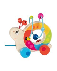 Jucarie de tras si labirint cu bile Melc Codobelc