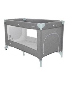 Patut pliabil cu un nivel Coto Baby Samba Dark Grey