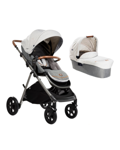 Joie - Carucior multifunctional 2 in 1, reglabil pe inaltime, Aeria Signature Oyster