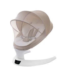 Leagan electric multifunctional pentru bebelusi AppeKids - I-Size - Bubble Beige