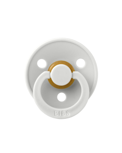 BIBS - Suzeta Colour Latex, tetina rotunda, 0 luni +-Haze