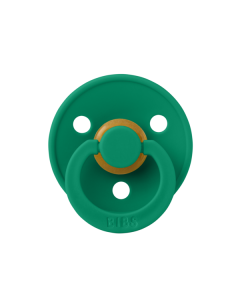 BIBS - Suzeta Colour Latex, tetina rotunda, 6 luni +-Evergreen