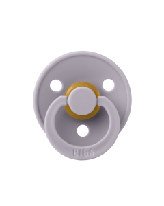 BIBS - Suzeta Colour Latex, tetina anatomica, 6 luni +-Fossil Grey