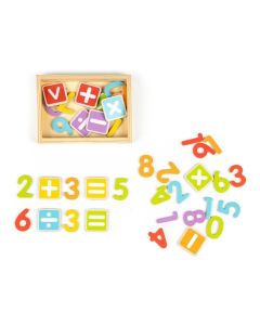 Set cu cifre si litere magnetice Ecotoys ESC-01834