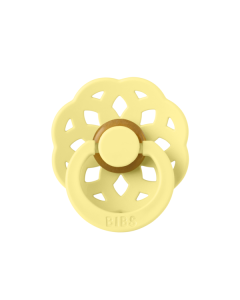 BIBS - Suzeta Boheme Latex, tetina rotunda, 0 luni +-Sunshine