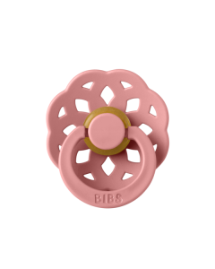 BIBS - Suzeta Boheme Latex, tetina rotunda, 0 luni +-Dusty Pink
