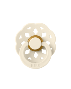 BIBS - Suzeta Boheme Latex, tetina rotunda, 0 luni +-Ivory