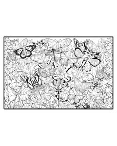 Poster de colorat Fluturi Melissa and Doug