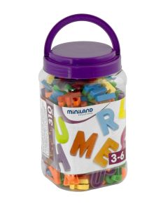 Litere mari magnetice Miniland 310 buc